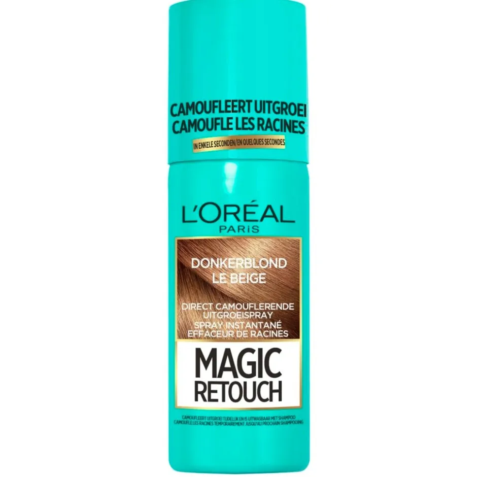 Magic Retouch L'Oréal Paris Donkerblond Camouflerende Uitgroeispray< Haarverf