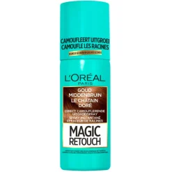 Magic Retouch L'Oréal Paris Goud Middenbruin Camouflerende Uitgroeispray< Haarverf