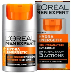 L'Oréal Paris Men Expert Hydra Energetic Hydraterende Gezichtscrème|L'Oreal Paris Men Expert Hot