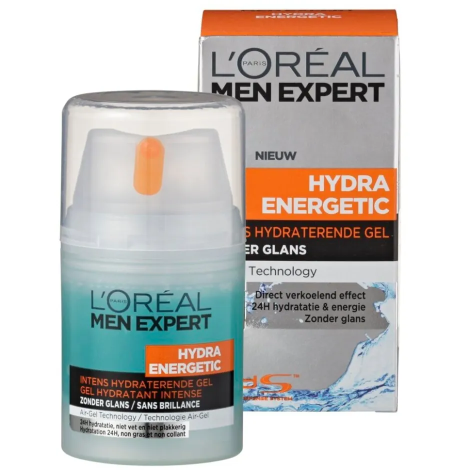 L'Oreal Paris Men Expert L'Oréal Paris Men Expert Hydra Energetic Intens hydraterende Gezichtsgel< Gezichtscreme Mannen