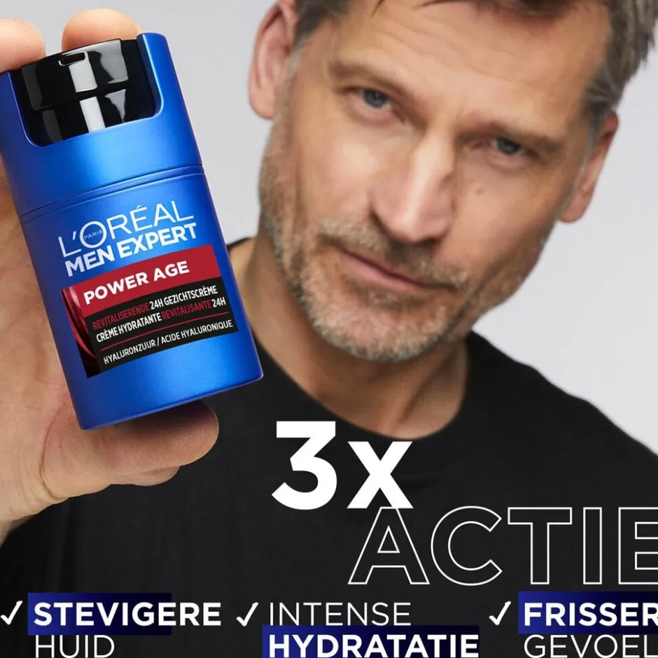 L'Oreal Paris Men Expert L'Oréal Paris Men Expert Power Age 24H Gezichtscrème< Gezichtscreme Mannen