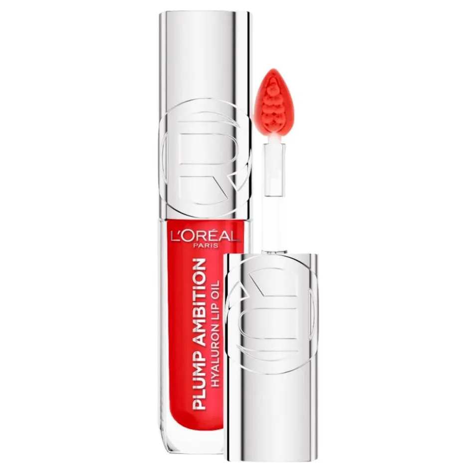 L'Oreal L'Oréal Paris Plump Ambition 380 Rouge In Love Hyaluronic Lip Oil< Lipmake-Up