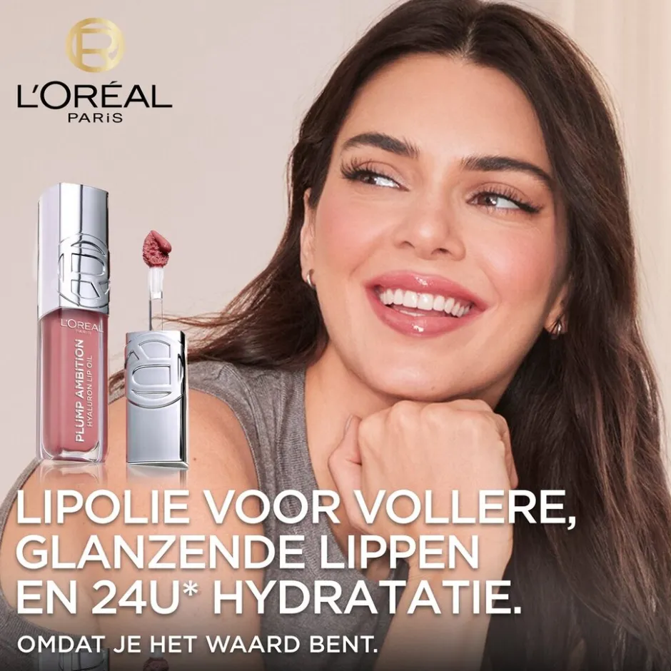 L'Oréal Paris Plump Ambition 601 Worth It Hyaluronic Lip Oil|L'Oreal Clearance