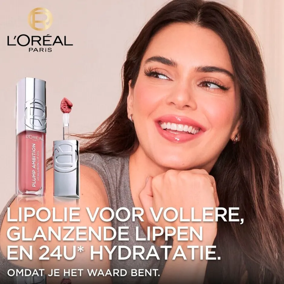 L'Oréal Paris Plump Ambition 510 La Nuit Sparkle Hyaluronic Lip Oil|L'Oreal Clearance