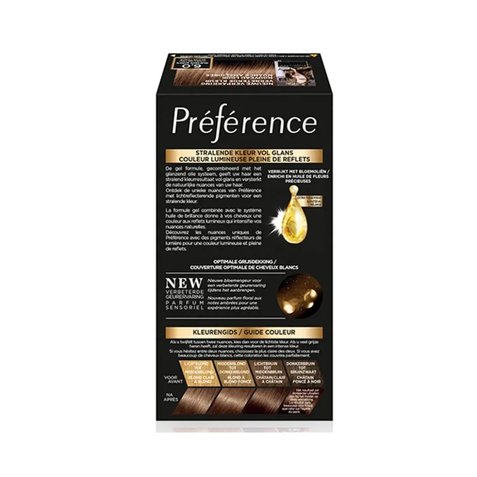 L'Oréal Paris Préférence 6 Donkerblond Permanente Haarkleuring|Preference Clearance