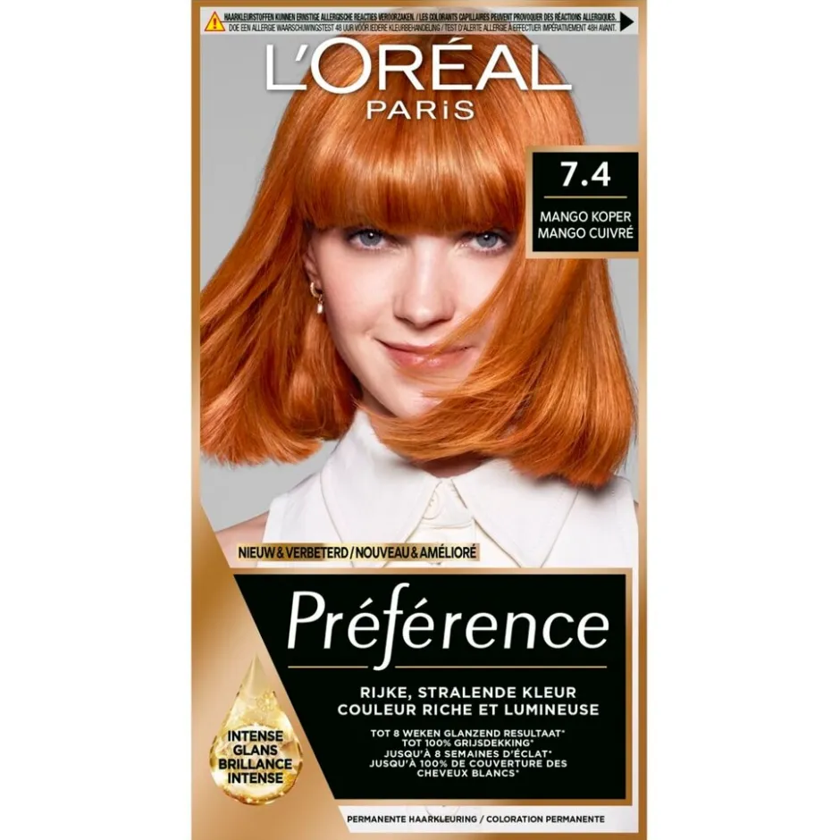 L'Oréal Paris Préférence 7.4 Dublin Permanente Haarkleuring|Preference Clearance