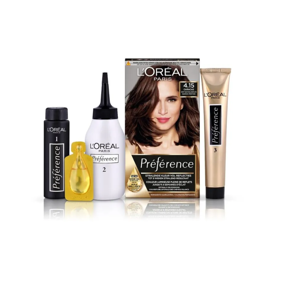 Preference L'Oréal Paris Préférence 4.15 Intens Diepbruin Permanente Haarkleuring< Haarverf