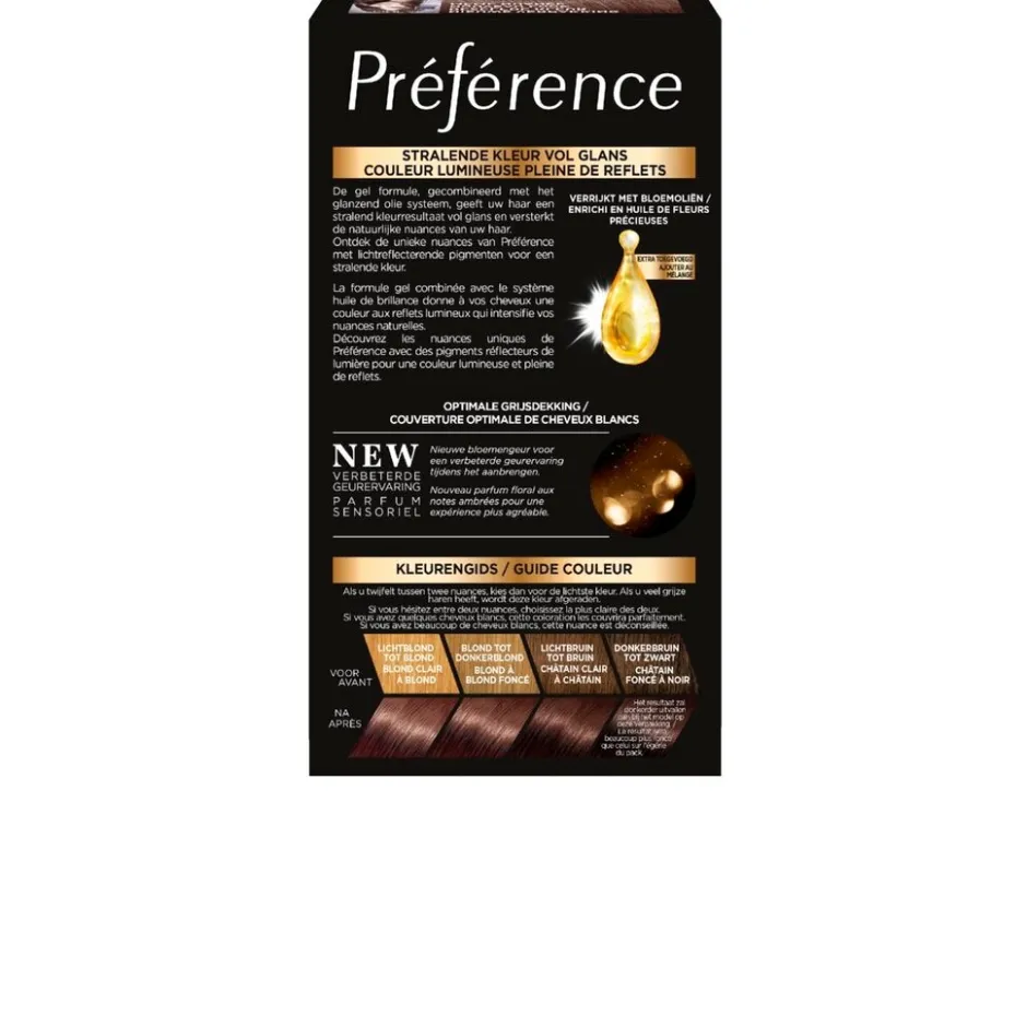 L'Oréal Paris Préférence 6.21 Koel Donkerblond Permanente Haarkleuring|Preference Online