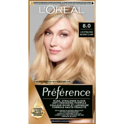 Preference L'Oréal Paris Préférence 8 Lichtblond Permanente Haarkleuring< Haarverf