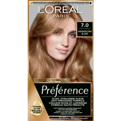 Preference L'Oréal Paris Préférence 7 Middenblond Permanente Haarkleuring< Haarverf