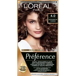 Preference L'Oréal Paris Préférence 4 Middenbruin Permanente Haarkleuring< Haarverf