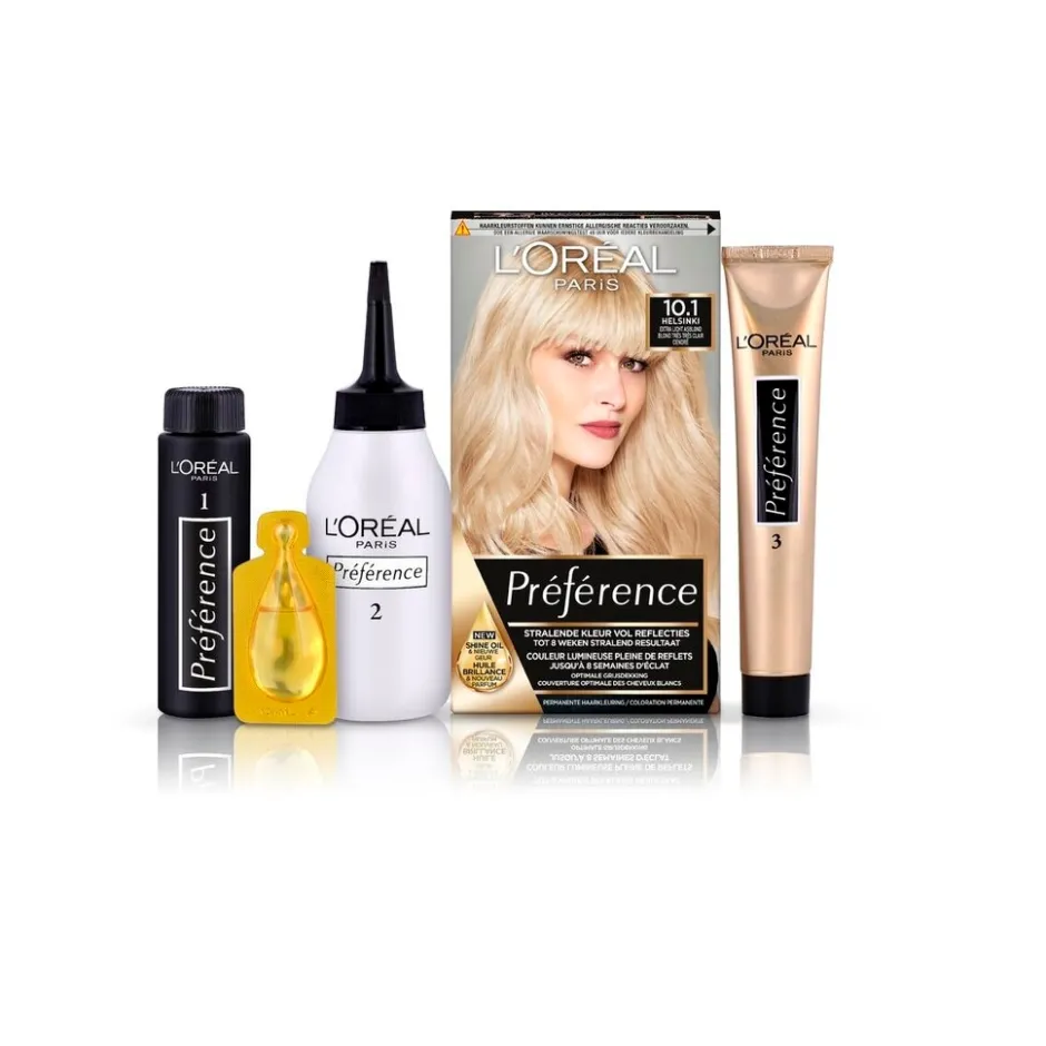 L'Oréal Paris Préférence Cool Blondes 10.1 Extra Licht Asblond Permanente Haarkleuring|Preference Online