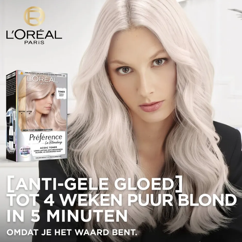 L'Oréal Paris Préférence Le Blonding Pearly Boost Acidic Toner|Preference Hot