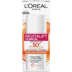 L’Oréal Paris Revitalift Clinical SPF50+ Vitamine C Anti-UV Fluid|L'Oreal Paris Best