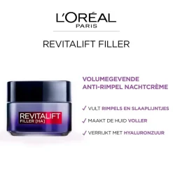 L’Oréal Paris Revitalift Filler Nachtcrème|L'Oreal Paris Discount