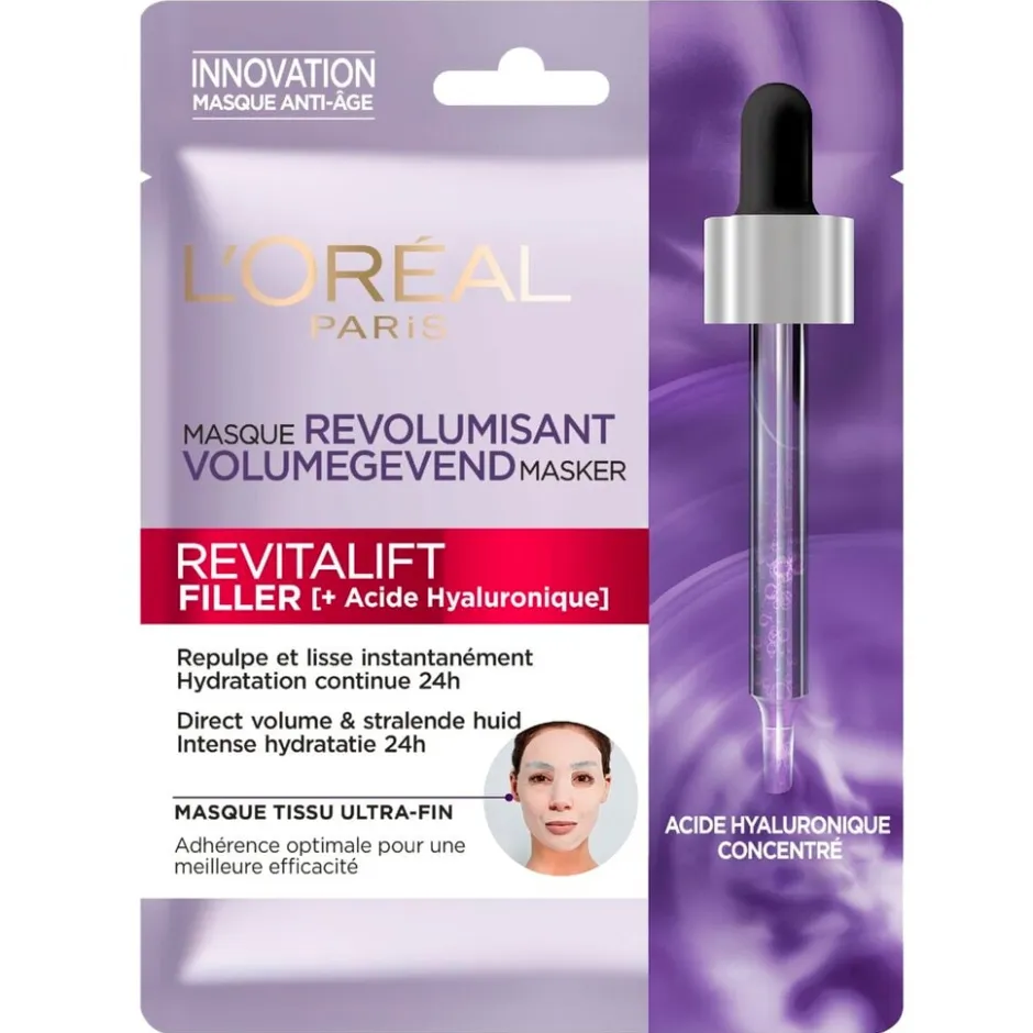 L'Oréal Paris Revitalift Filler Tissuemasker|L'Oreal Paris Hot