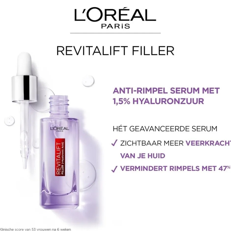L'Oréal Paris Revitalift Filler Anti-Rimpel Serum|L'Oreal Paris New