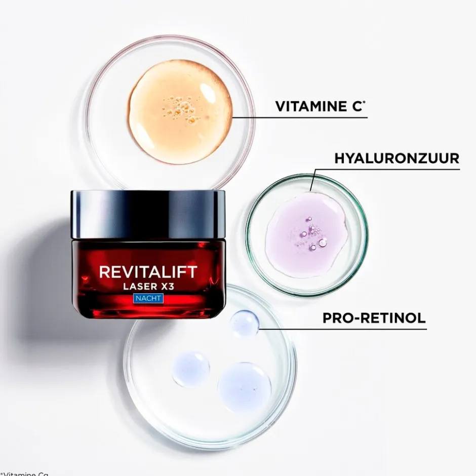 L'Oreal Paris L'Oréal Paris Revitalift Laser Anti-Rimpel Nachtcrème< Nachtcreme