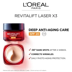 L'Oreal Paris L'Oréal Paris Revitalift Laser SPF25 Anti-Rimpel Dagcrème< Dagcreme