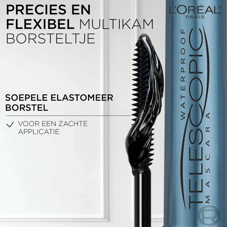 L'Oreal L'Oréal Paris Telescopic Black Waterproof Mascara< Mascara