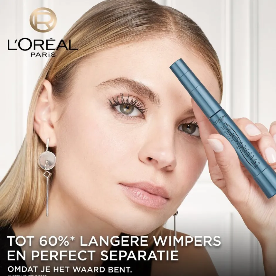 L'Oreal L'Oréal Paris Telescopic Black Waterproof Mascara< Mascara