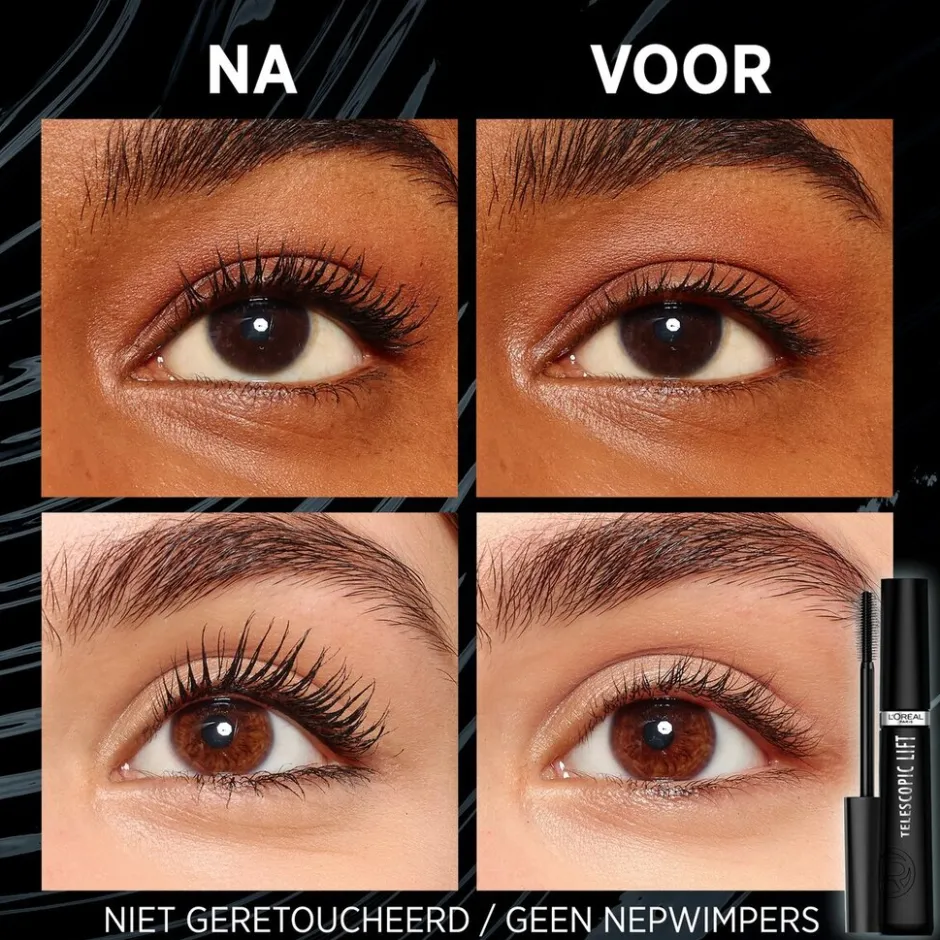 L'Oreal L'Oréal Paris Telescopic Lift Black Waterproof Mascara< Mascara
