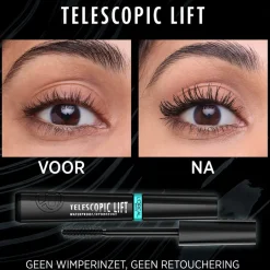 L'Oreal L'Oréal Paris Telescopic Lift Black Waterproof Mascara< Mascara