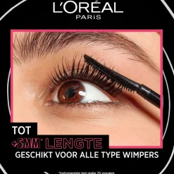 L'Oreal L'Oréal Paris Telescopic Lift Black Waterproof Mascara< Mascara