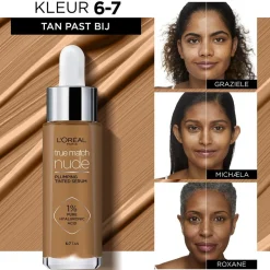 L'Oréal Paris True Match Nude 6-7 Tan Plumping Tinted Serum|L'Oreal Best