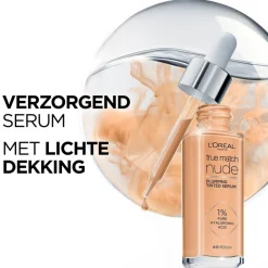 L'Oréal Paris True Match Nude 5-6 Medium Tan Plumping Tinted Serum|L'Oreal New
