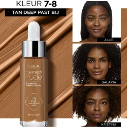 L'Oreal L'Oréal Paris True Match Nude 7-8 Tan Deep Plumping Tinted Serum< Foundation