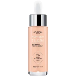 L'Oréal Paris True Match Nude 0.5-2 Very Light Plumping Tinted Serum|L'Oreal Discount