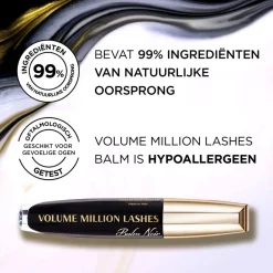 L'Oréal Paris Volume Million Lashes Balm Noir 01 Black Mascara|L'Oreal Best