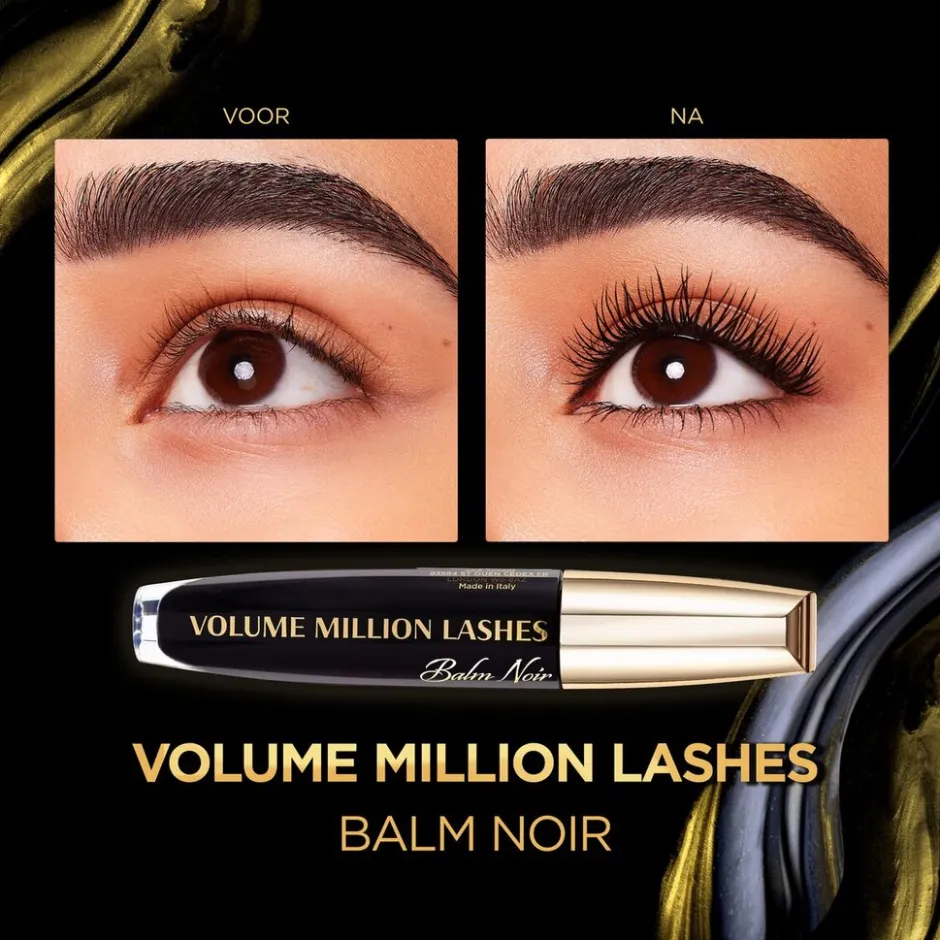 L'Oréal Paris Volume Million Lashes Balm Noir 01 Black Mascara|L'Oreal Best