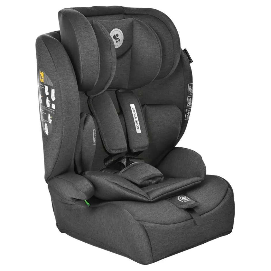 Adventure Black Jasper 76-150 cm i-Size Autostoel|Lorelli