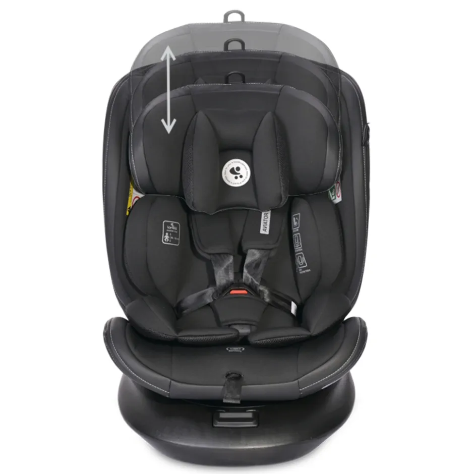 Lorelli Aviator Black Jasper 40-150 cm 360° i-Size Autostoel< Autostoel