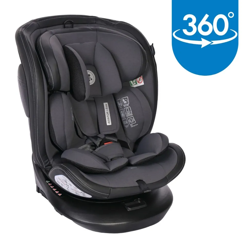 Aviator Grey 40-150 cm 360° i-Size Autostoel|Lorelli Best