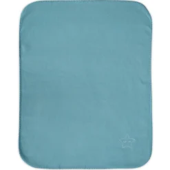 Lorelli Fleece Stone Blue Star 75x100cm Wiegdeken< Baby Beddengoed