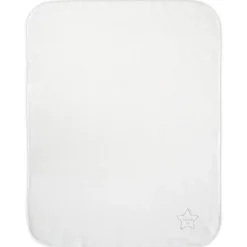 Lorelli Fleece White Star 75x100cm Wiegdeken< Baby Beddengoed