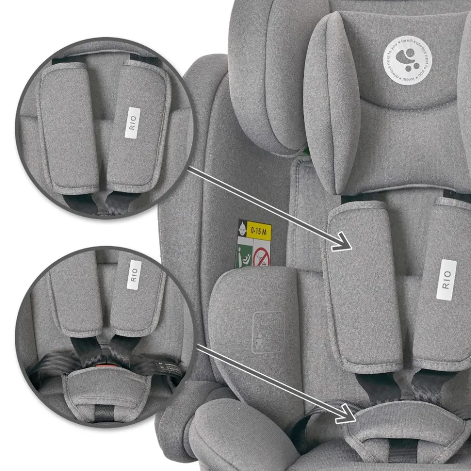 Lorelli Rio Grey 76-150 cm i-Size Autostoel< Autostoel