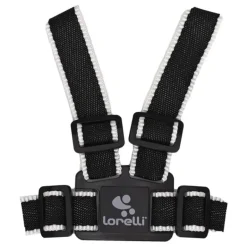 Lorelli Safety Harness Black & White Kinderstoel Tuigje met Looplijn< Kinderstoelen