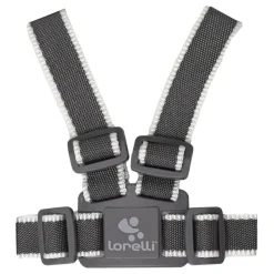 Safety Harness Grey & White Kinderstoel Tuigje met Looplijn|Lorelli New