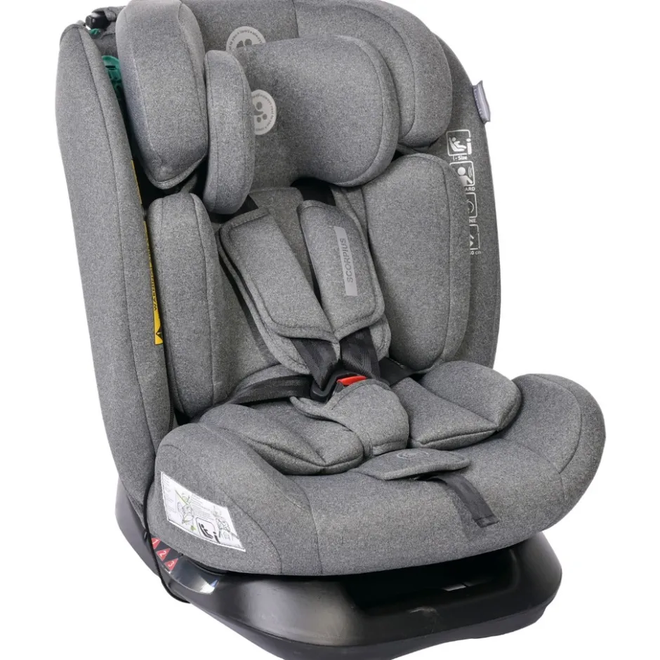 Scorpius Grey 40-150 cm i-Size Autostoel|Lorelli Best