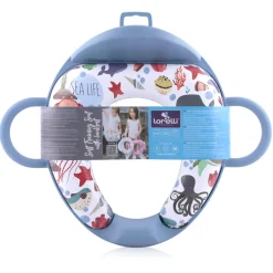 Lorelli Soft Training Seat Blue Sea Toiletverkleiner met Rugleuning< Plaspotjes En Toiletverkleiners