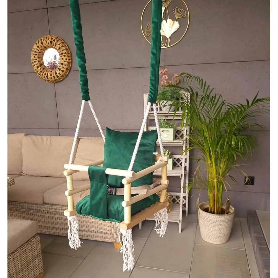 Lovegifts Luxe Houten 3 in 1 Meegroei Babyschommel en Kinderschommel| Hot