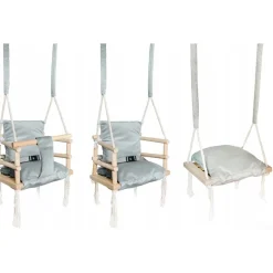 Lovegifts Luxe Houten 3 in 1 Meegroeischommel en Kinderschommel< Speeltoestellen