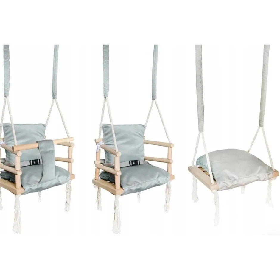 Lovegifts Luxe Houten 3 in 1 Meegroeischommel en Kinderschommel< Speeltoestellen