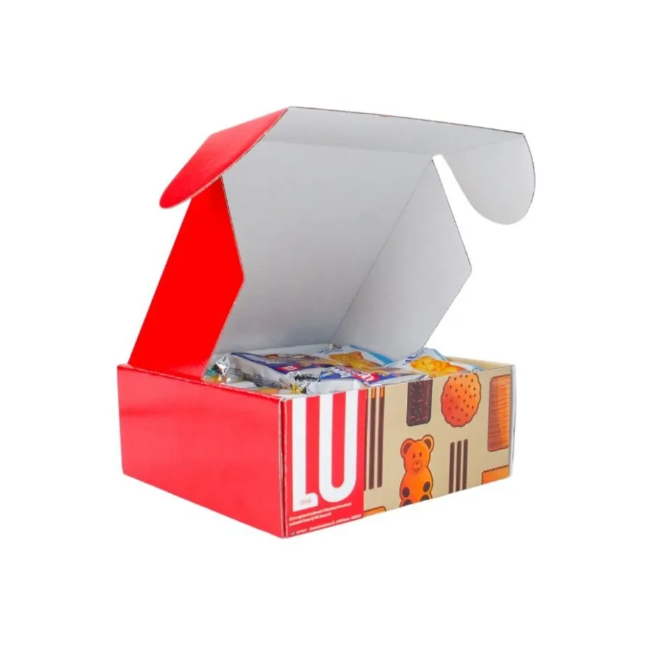 LU Festival koekjesdoos - Mix van Prince Pocket, Véritable Petit Beurre en Choco Beertjes< Koek