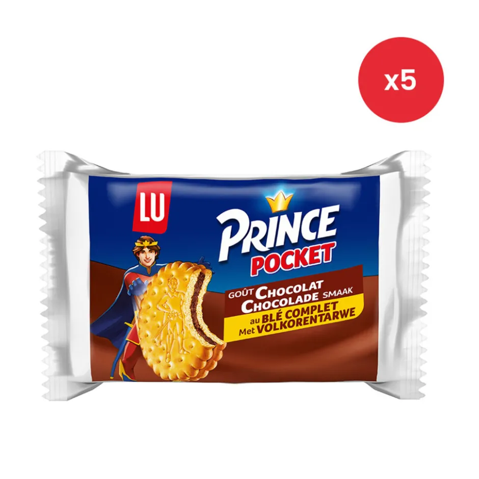 LU Kids Mix: Choco Beertjes & Prince Pocket duo chocolade koekjes< Koek