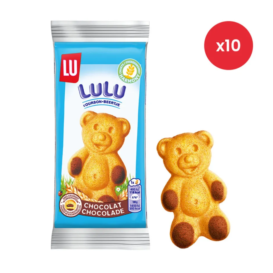 LU Kids Mix: Choco Beertjes & Prince Pocket duo chocolade koekjes< Koek